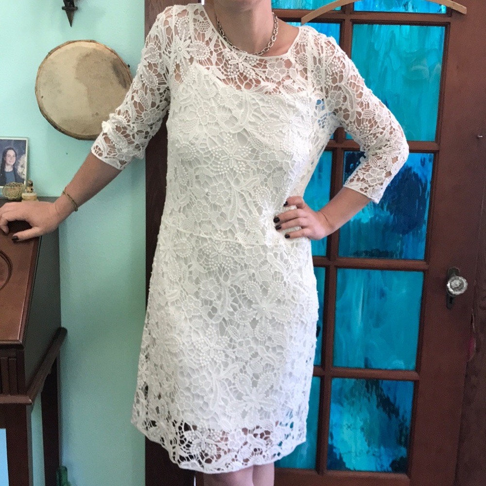 Lace white Ralph Lauren Dress, never worn